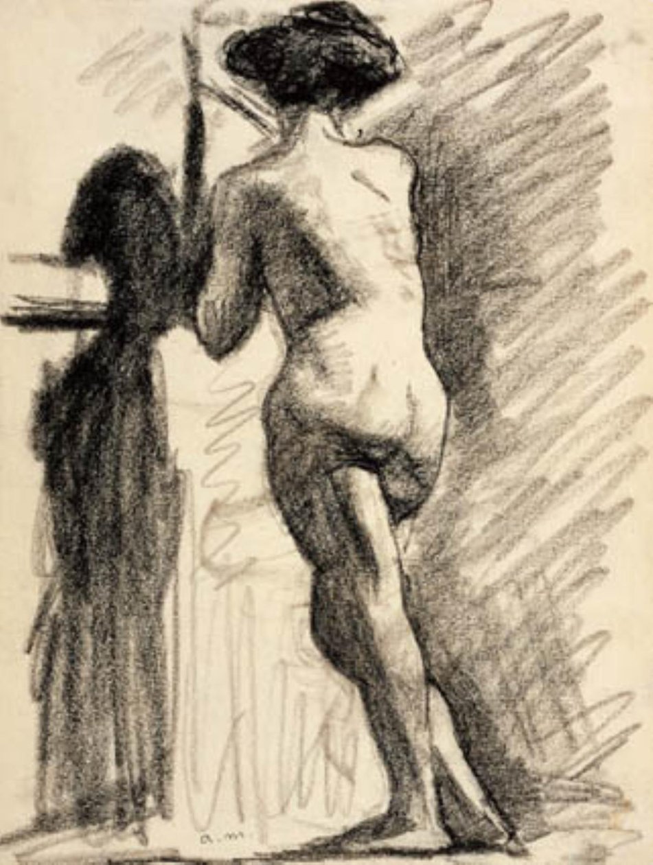 Model ved barren af Albert Marquet