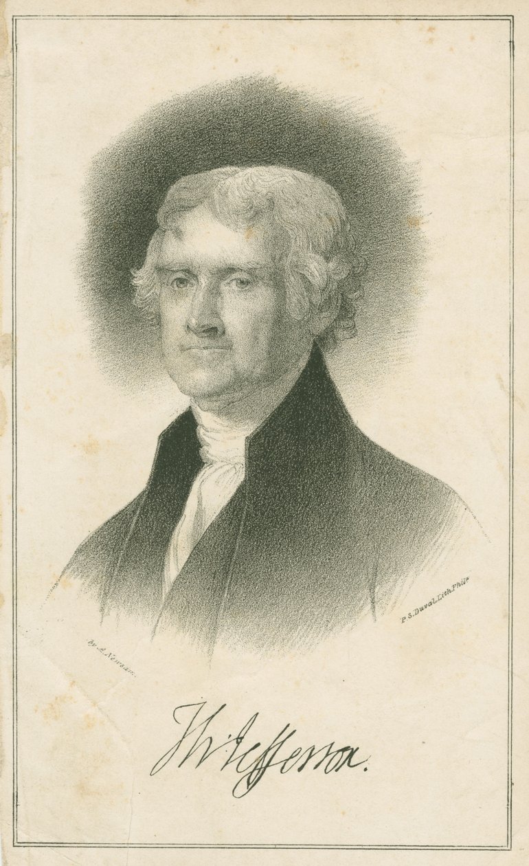 Thomas Jefferson, 1840 af Albert Newsam
