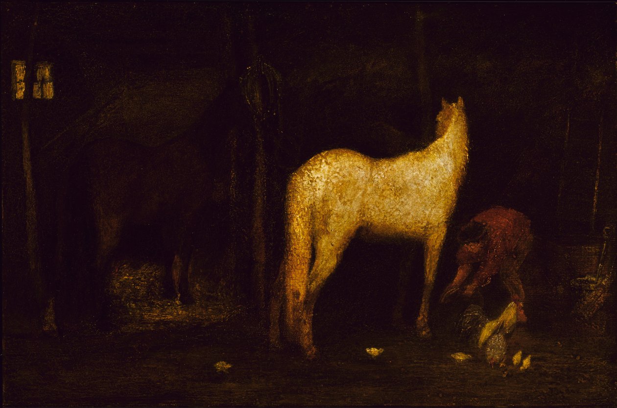 I stalden før 1911. af Albert Pinkham Ryder