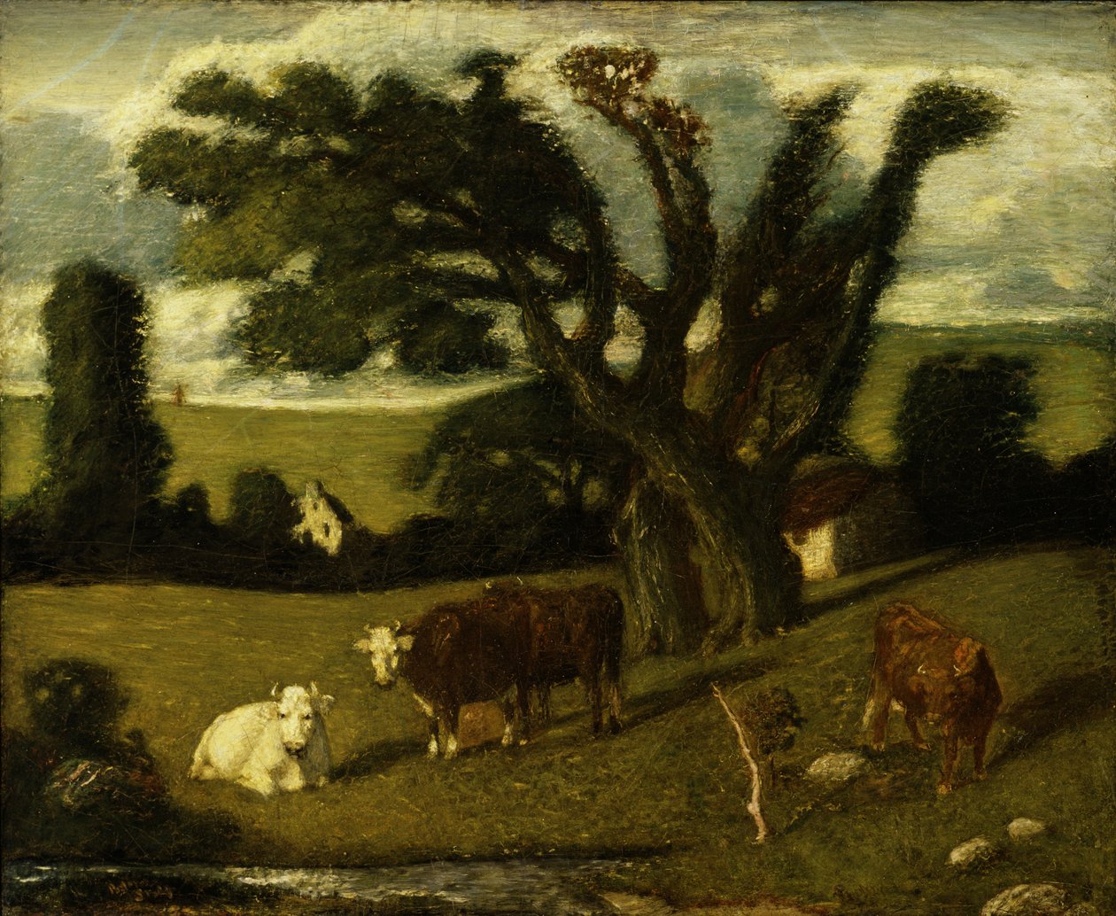 Pastoralstudiet, 1897. af Albert Pinkham Ryder