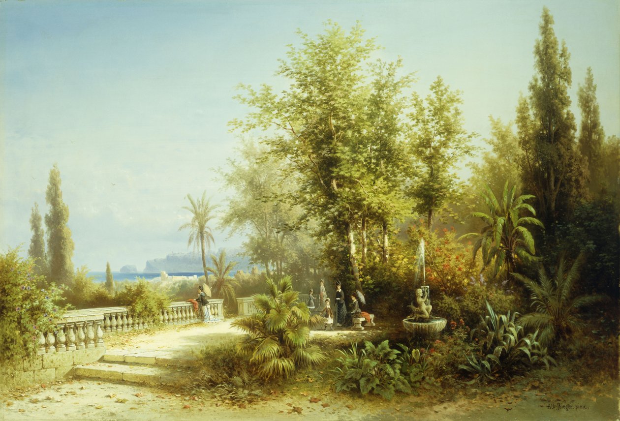 Udsigt over Trieste af Albert Rieger