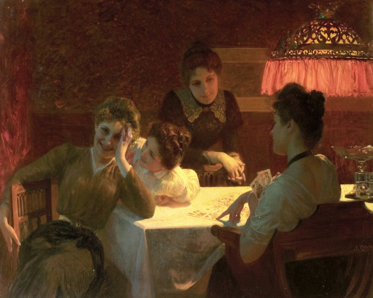 Elsker Oracle, ca. 1900 af Albert Ritzberger