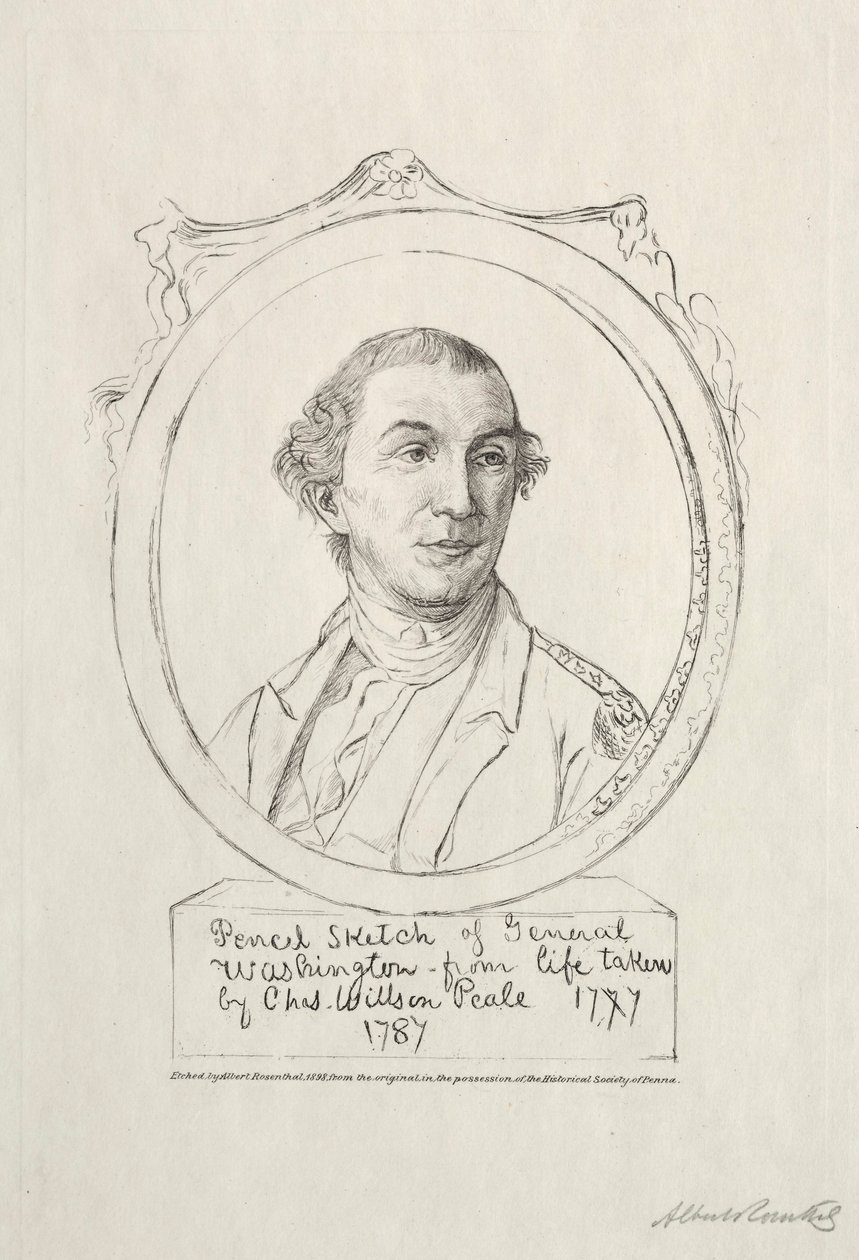 George Washington, 1898. af Albert Rosenthal