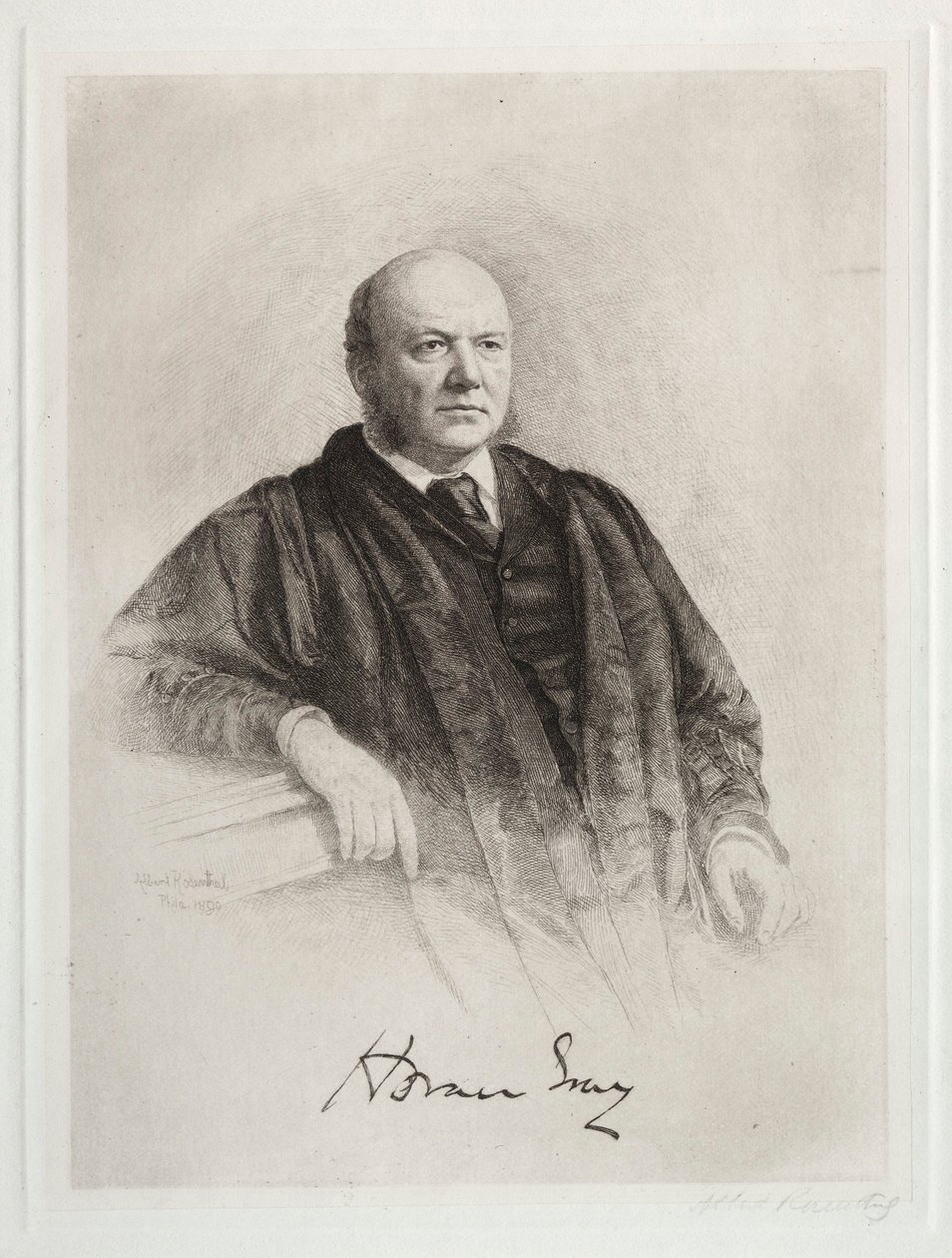 Horace Gray, 1890. af Albert Rosenthal
