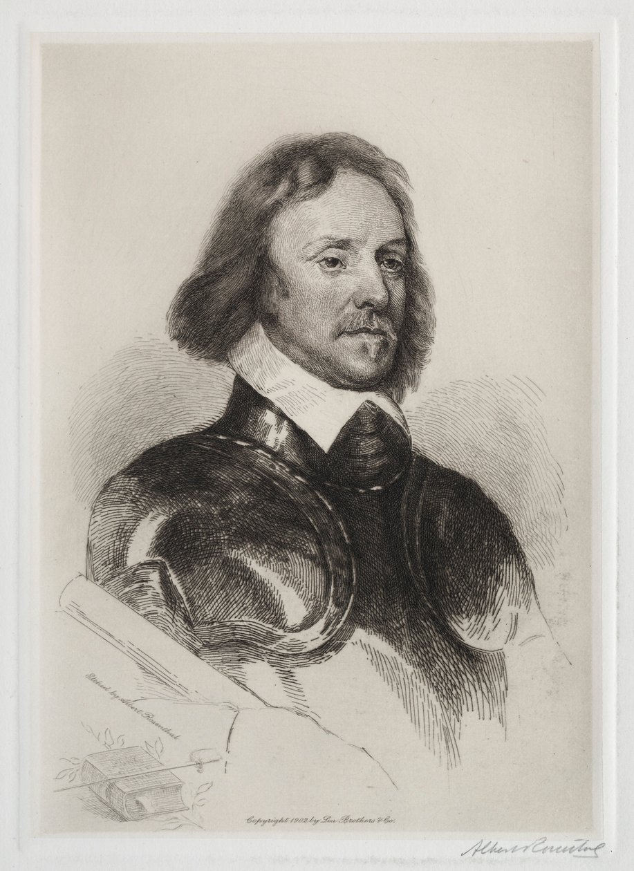 Oliver Cromwell af Albert Rosenthal