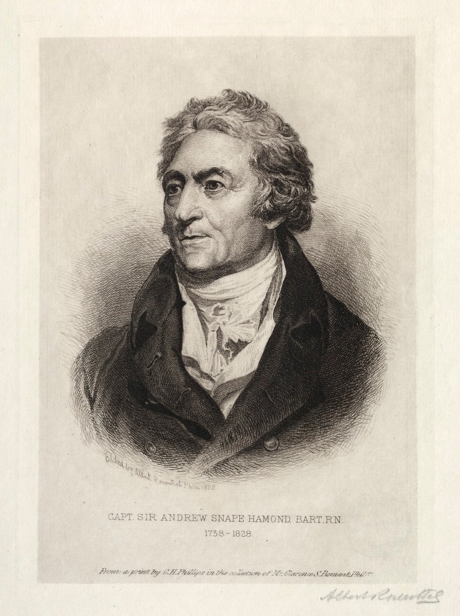 Sir Andrew Snape Hammond, 1888. af Albert Rosenthal