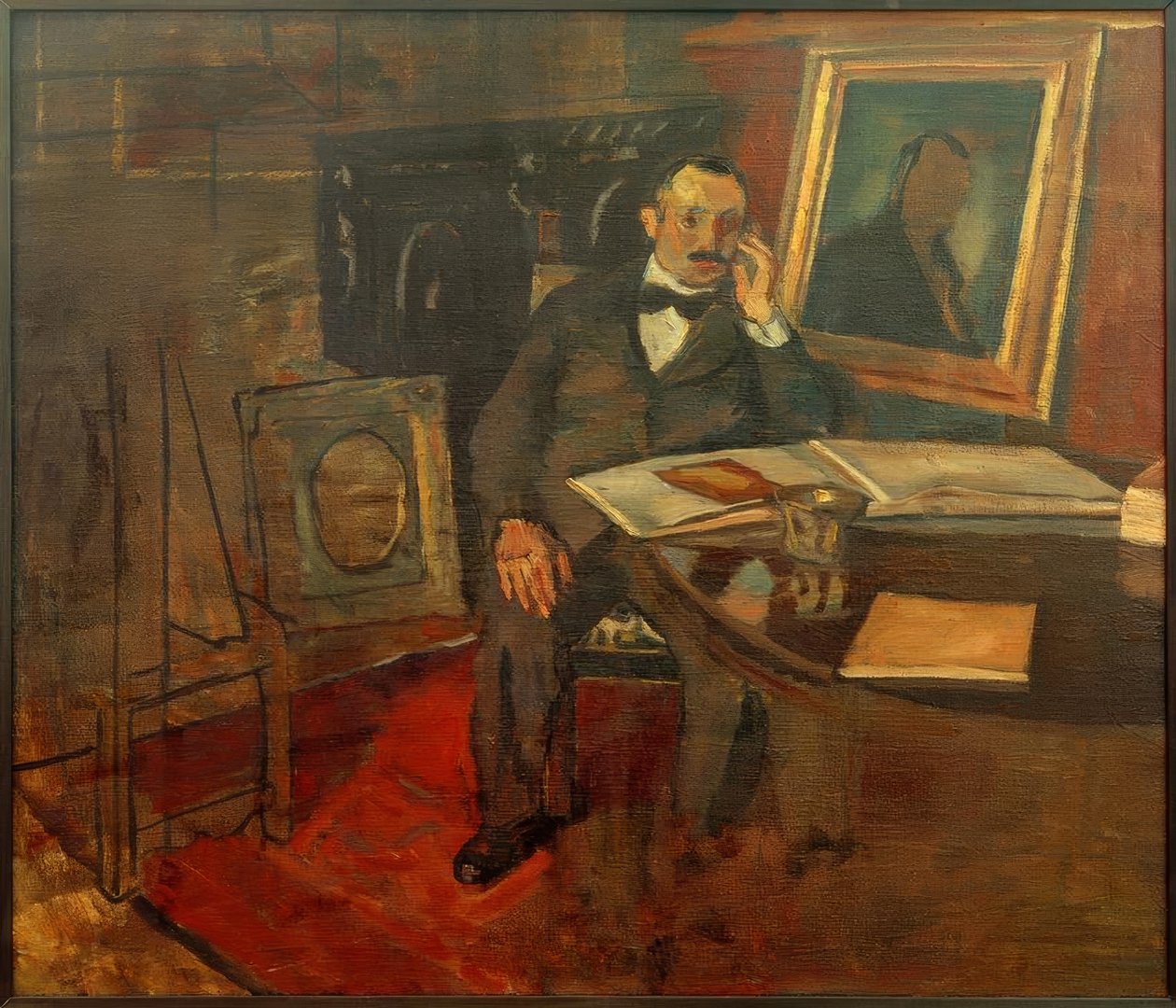 Portræt af Ludwig Löb Prager af Albert Weisgerber