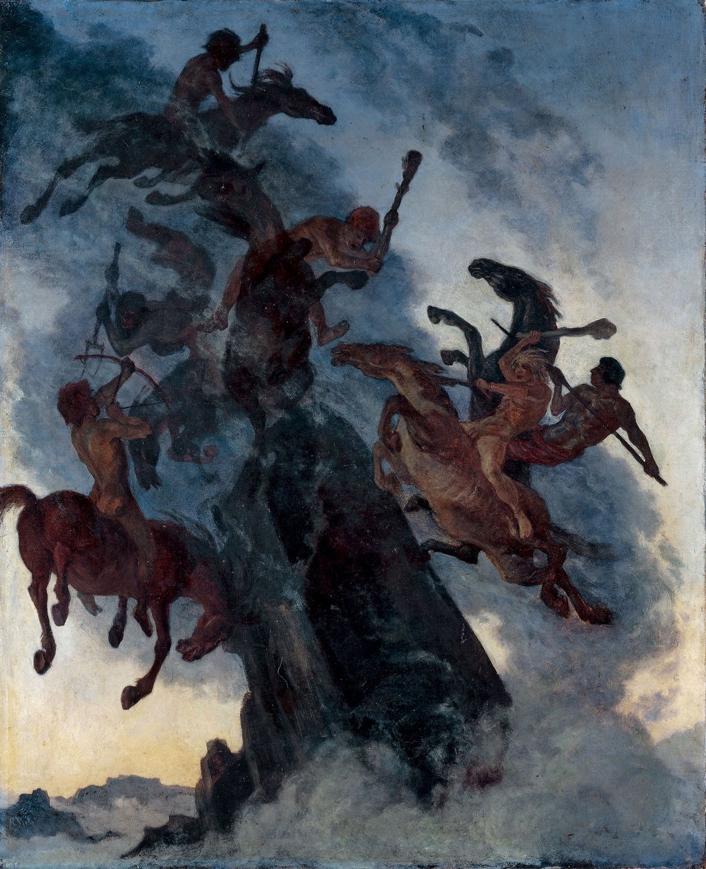 Fog Riders af Albert Welti