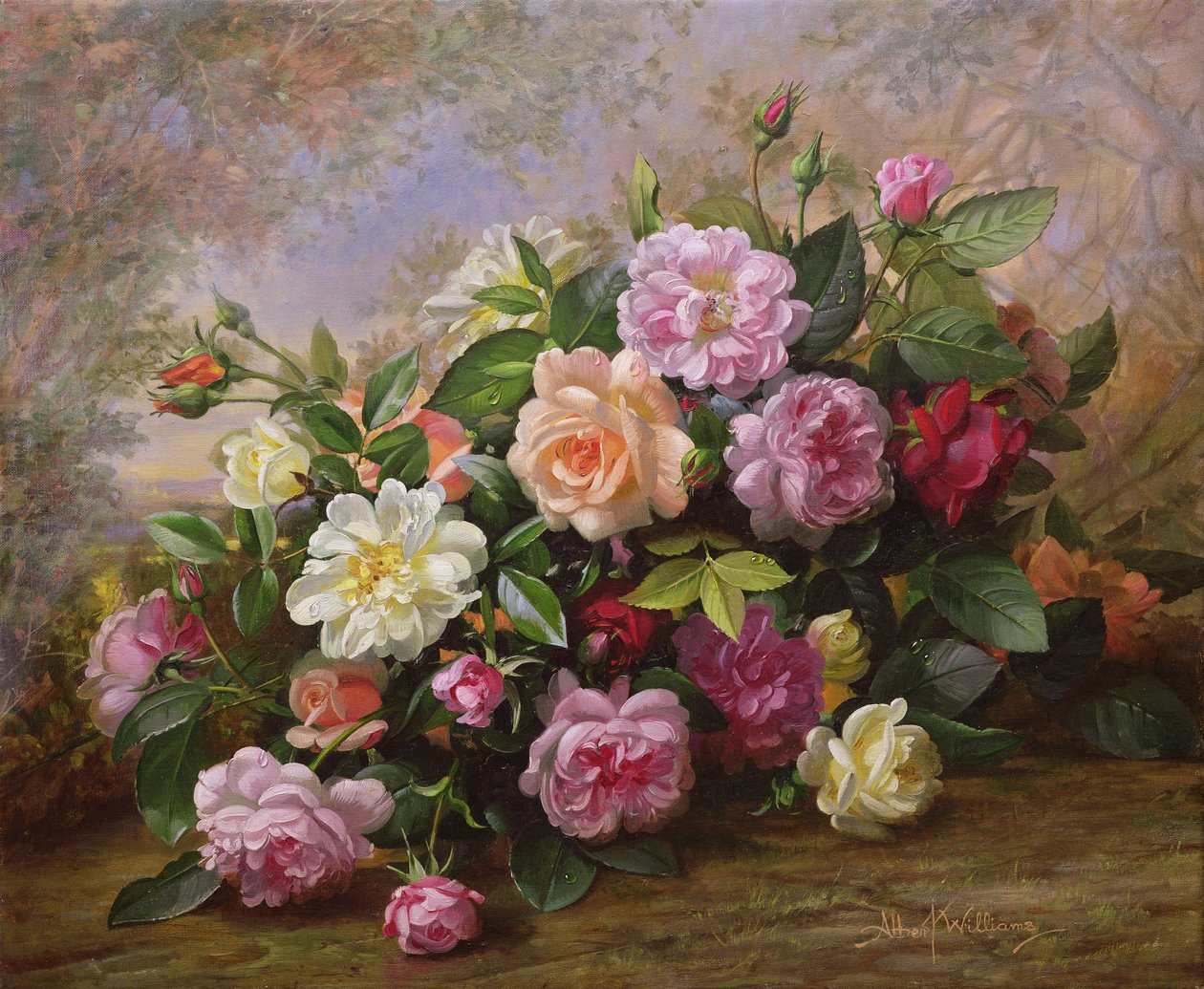 AB/284/2 A Fantasy of Roses af Albert Williams