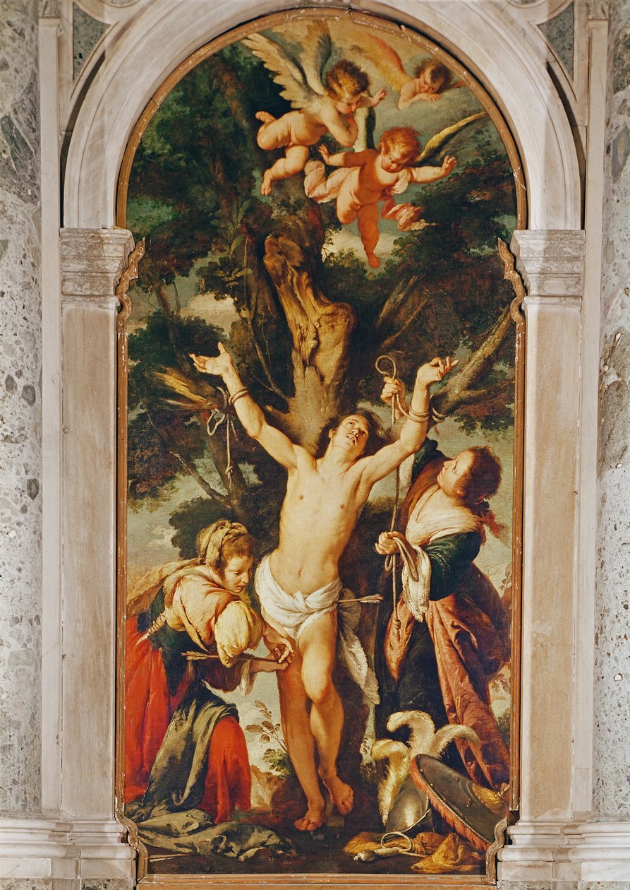 Sankt Sebastians martyrium i Benedikt XIII