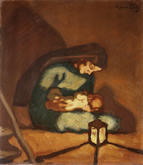 Madonna af Albin Egger Lienz