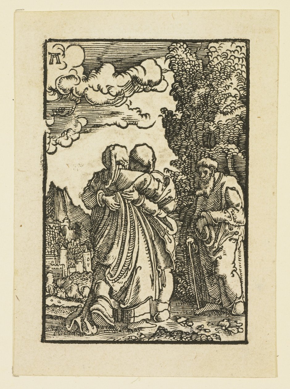 Jomfruens besøg hos Elizabeth af Albrecht Altdorfer