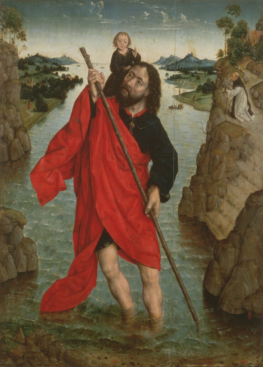 St. Christopher (panel) af Albrecht Bouts