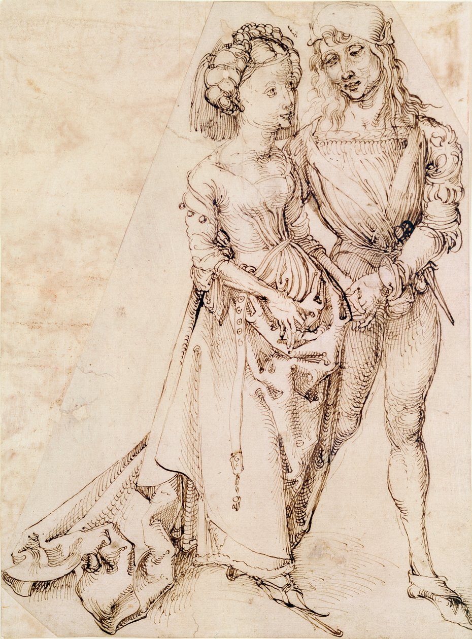 Et ungt par, 1484-94 af Albrecht Dürer