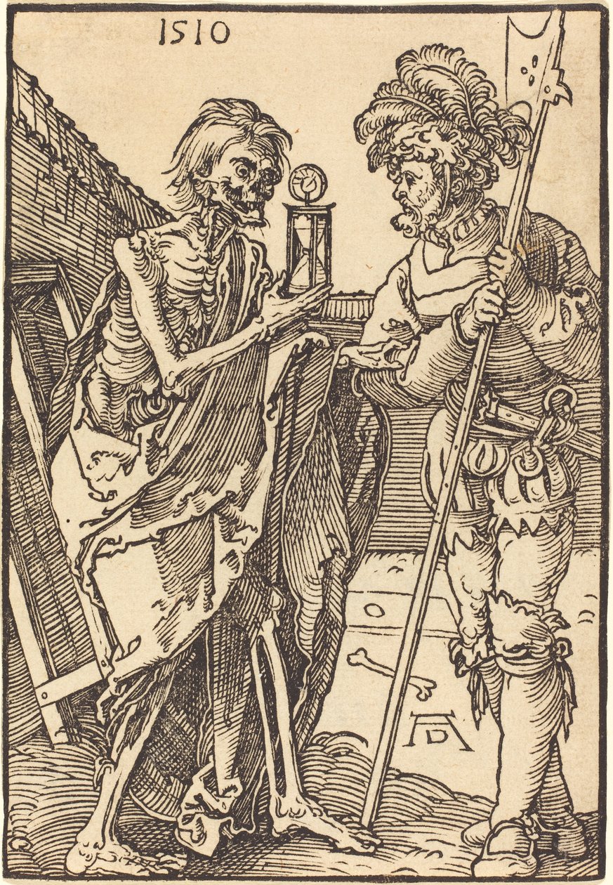 Døden og Lansquenet af Albrecht Dürer