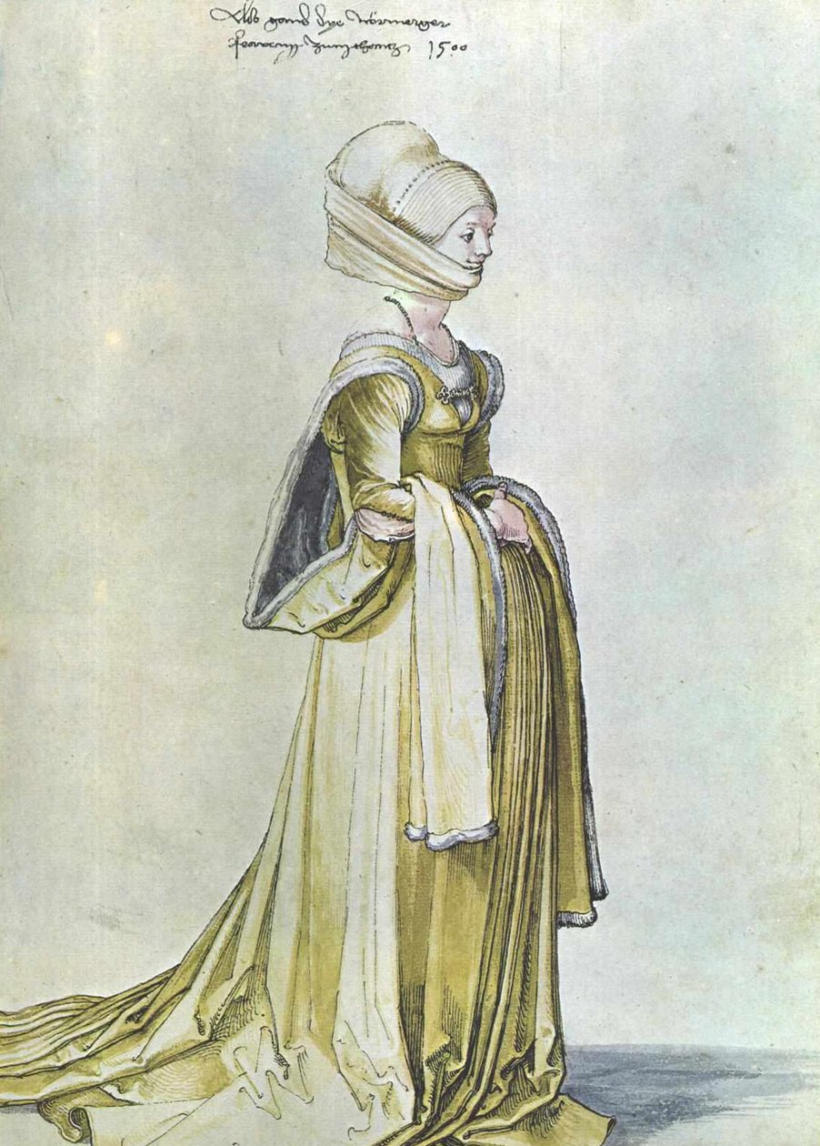 En kvinde fra Nürnberg i en dansekjole af Albrecht Dürer