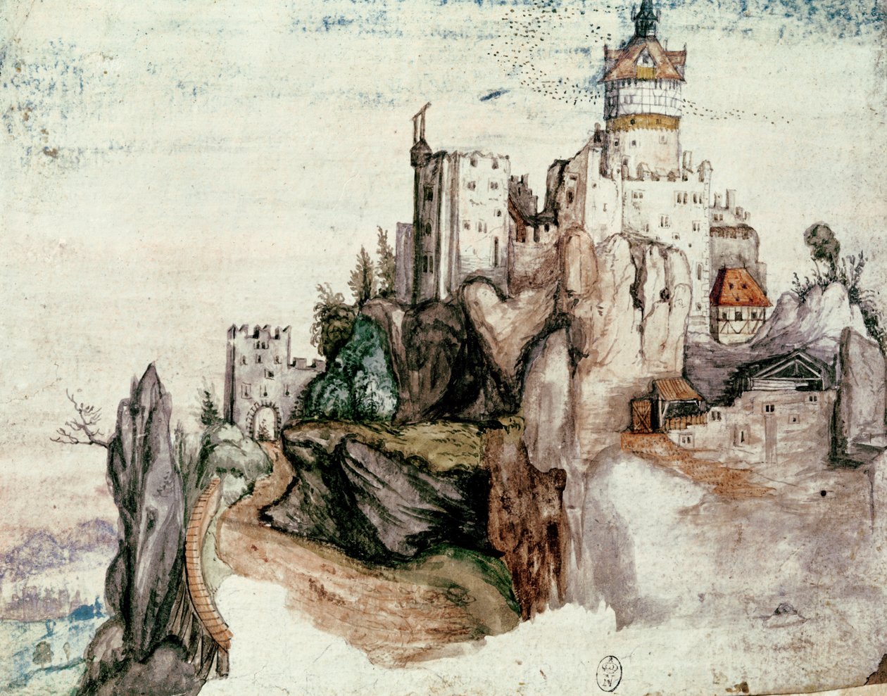 Befæstet Slot af Albrecht Dürer