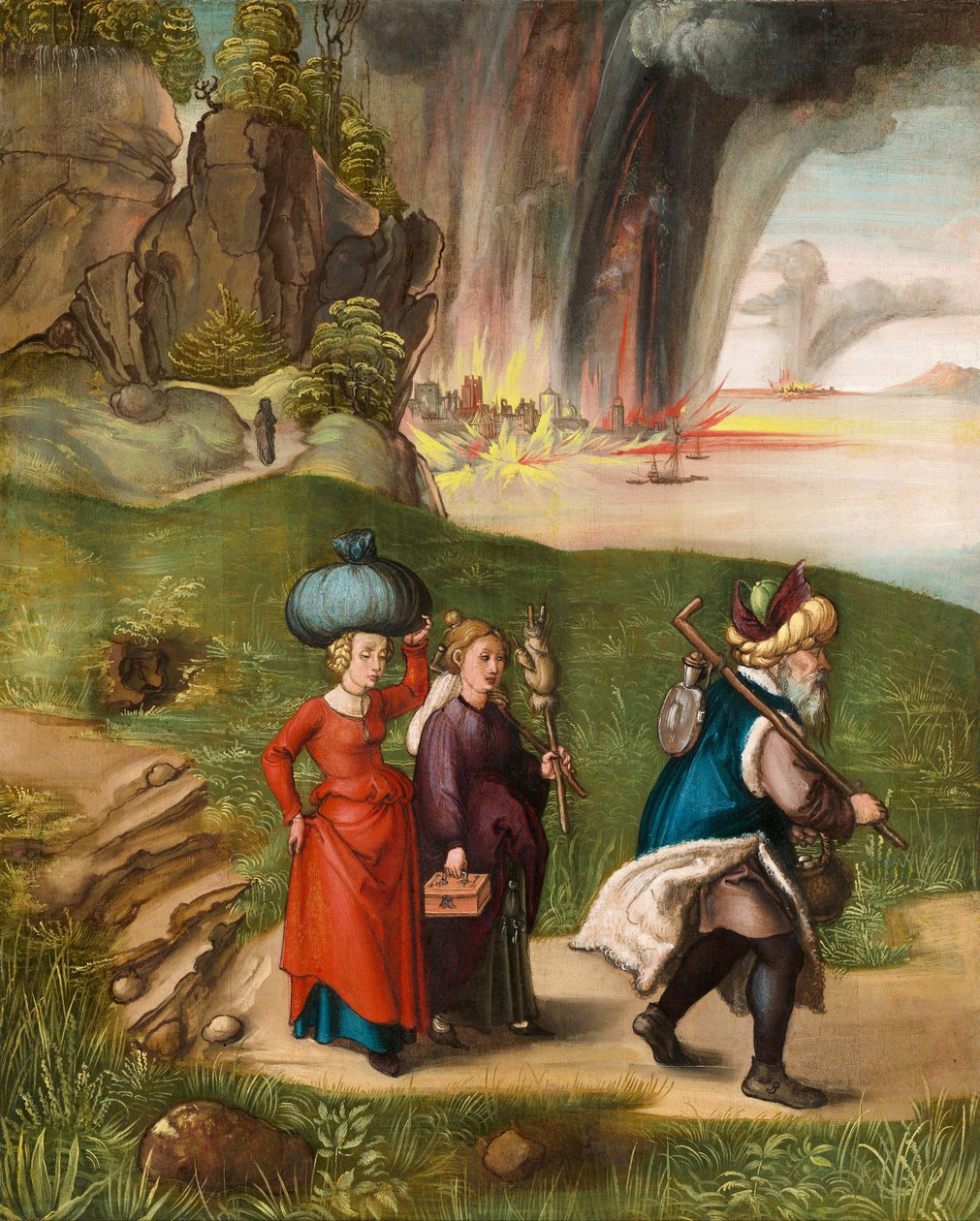 Lot og hans døtre af Albrecht Dürer