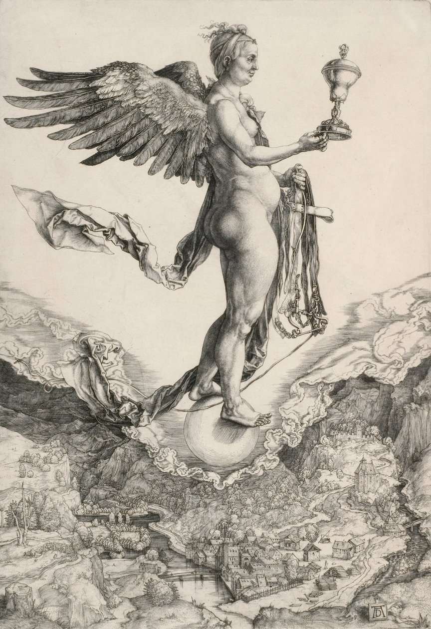 Nemesis (Den store formue) af Albrecht Dürer