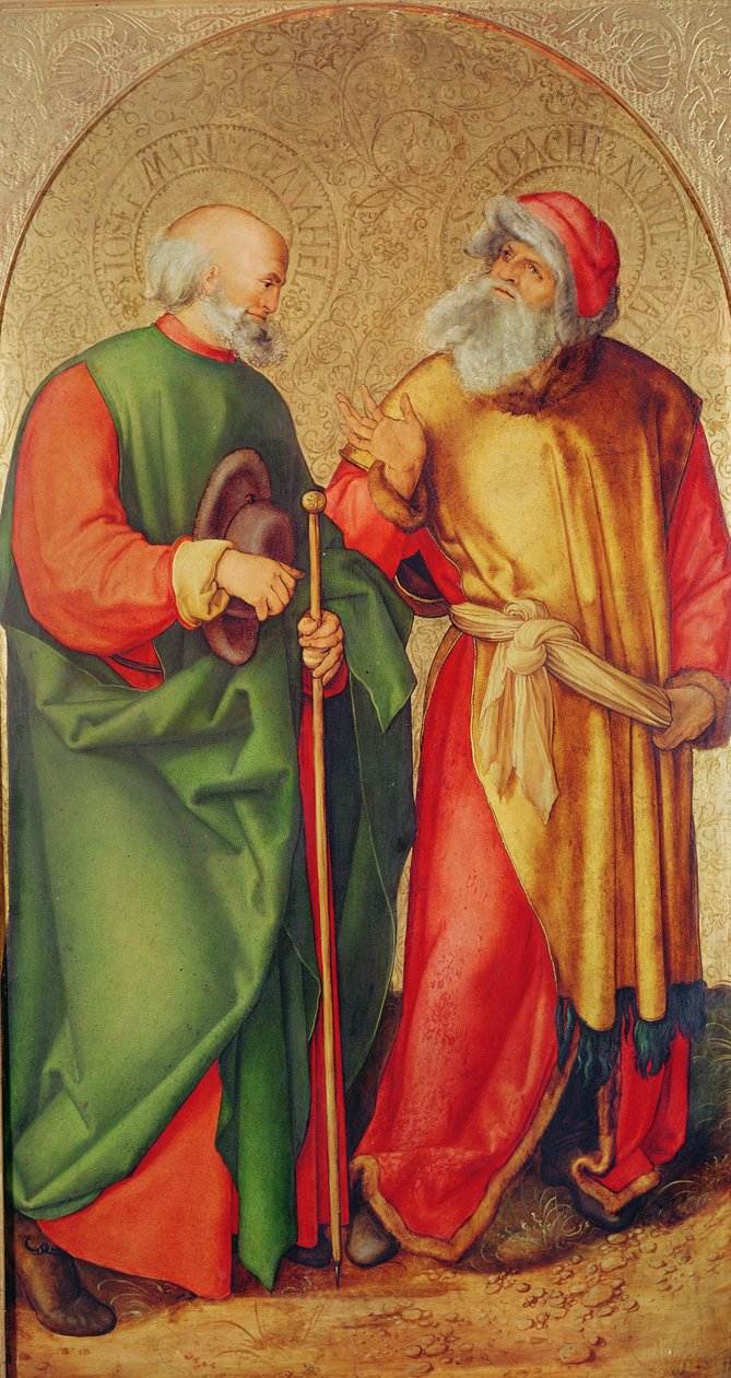 Sankt Josef og Sankt Joachim, ca. 1503 (se også 498175) af Albrecht Dürer