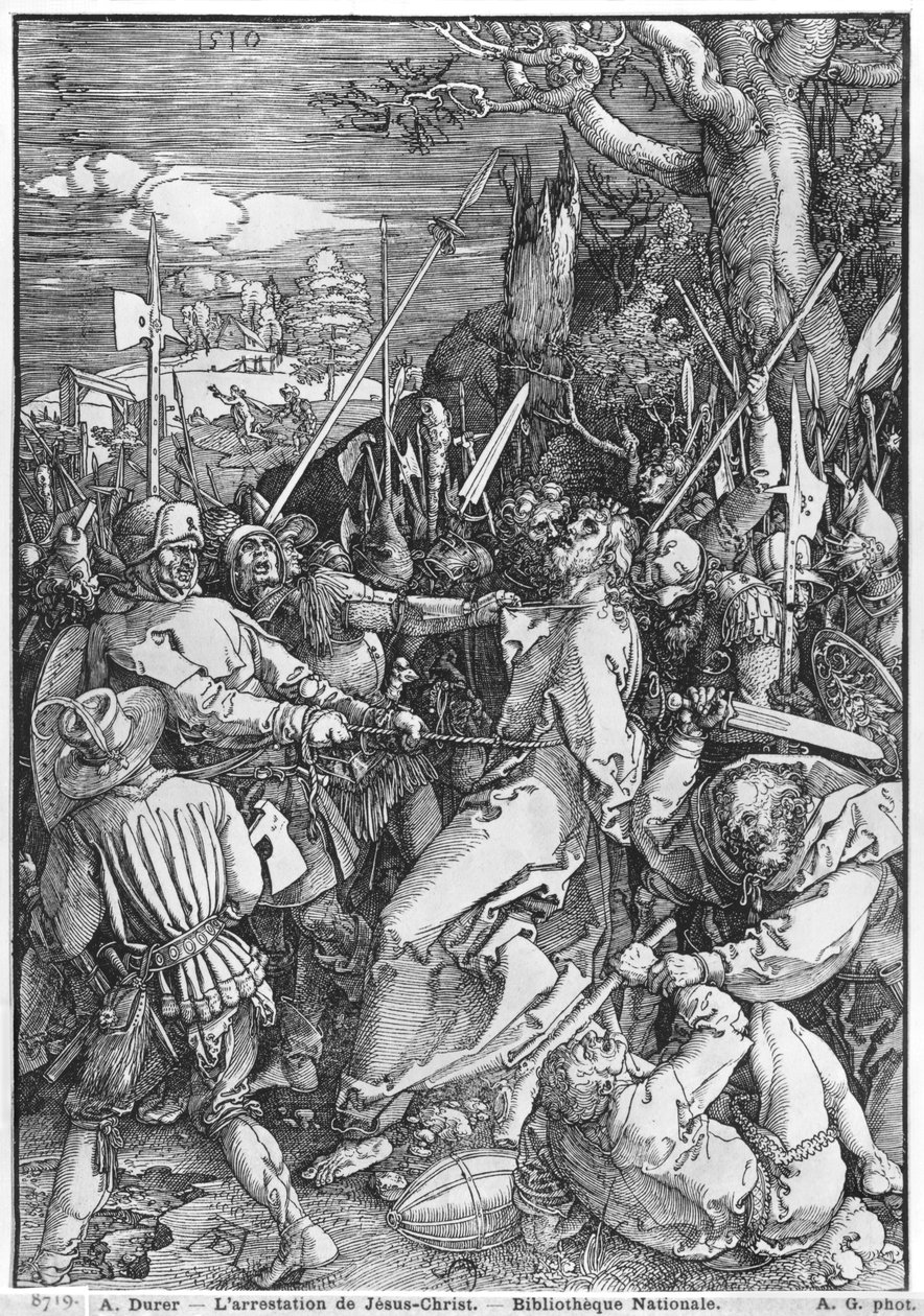 Arresten af Jesus Kristus, 1510 af Albrecht Dürer