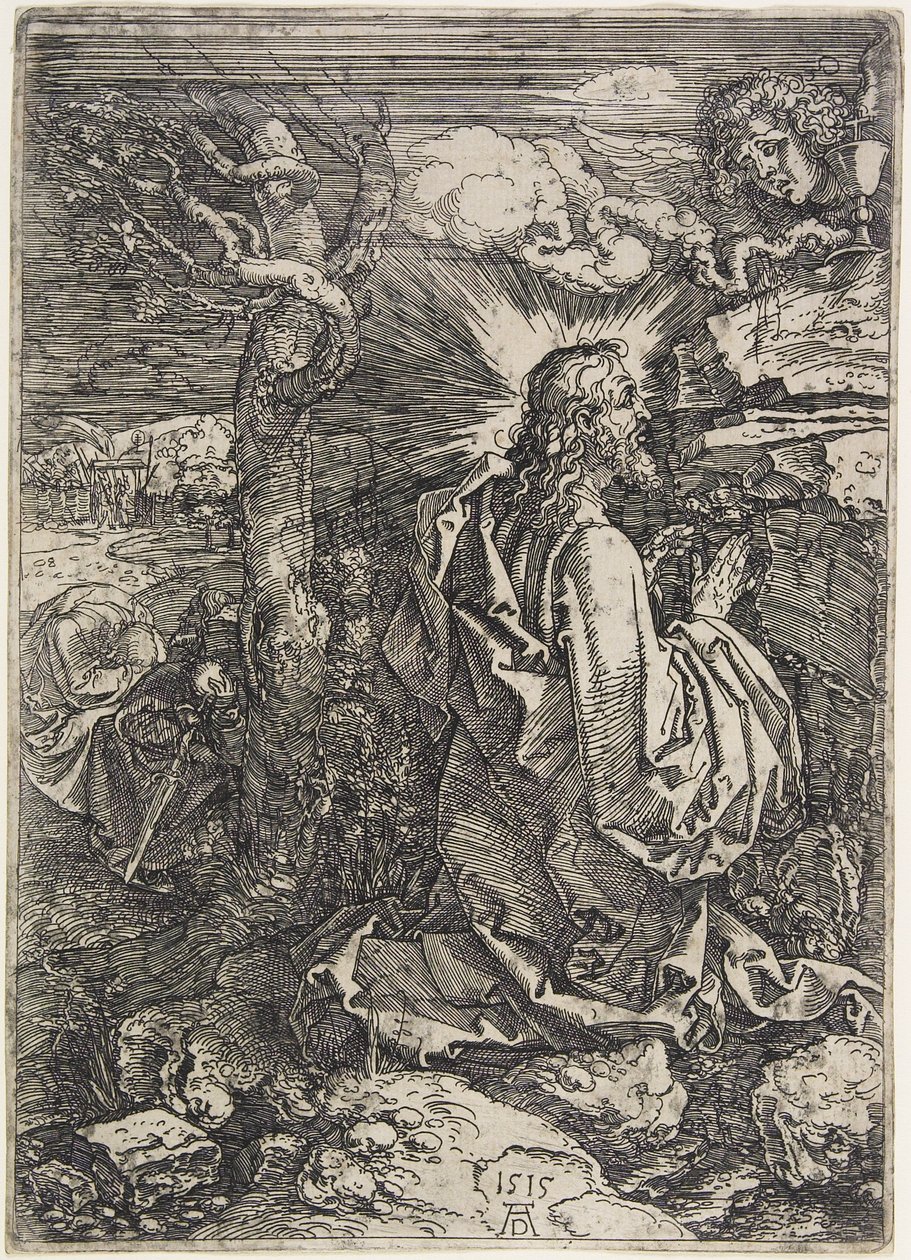 Kristus på Oliebjerget, 1515 af Albrecht Dürer