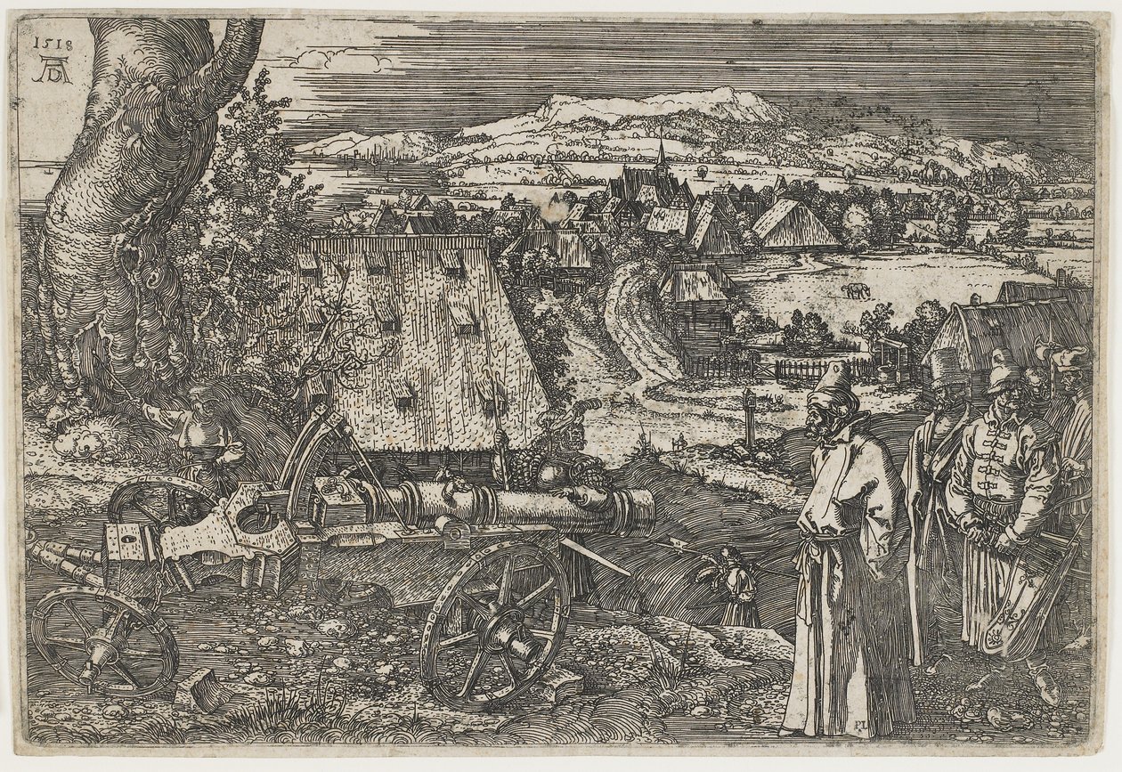 Kanonen, 1518 af Albrecht Dürer