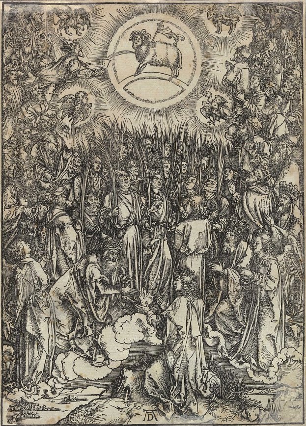 Tilbedelse af Guds lam af Albrecht Dürer