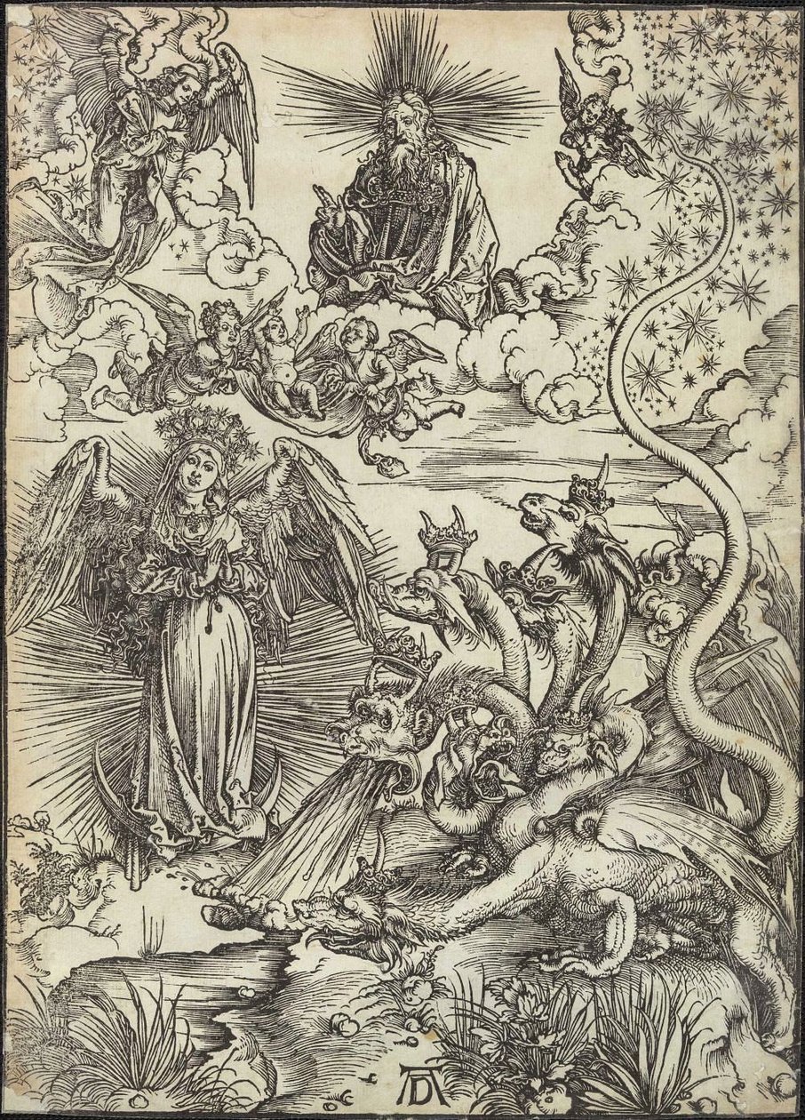 Kvinden klædt i solen af Albrecht Dürer