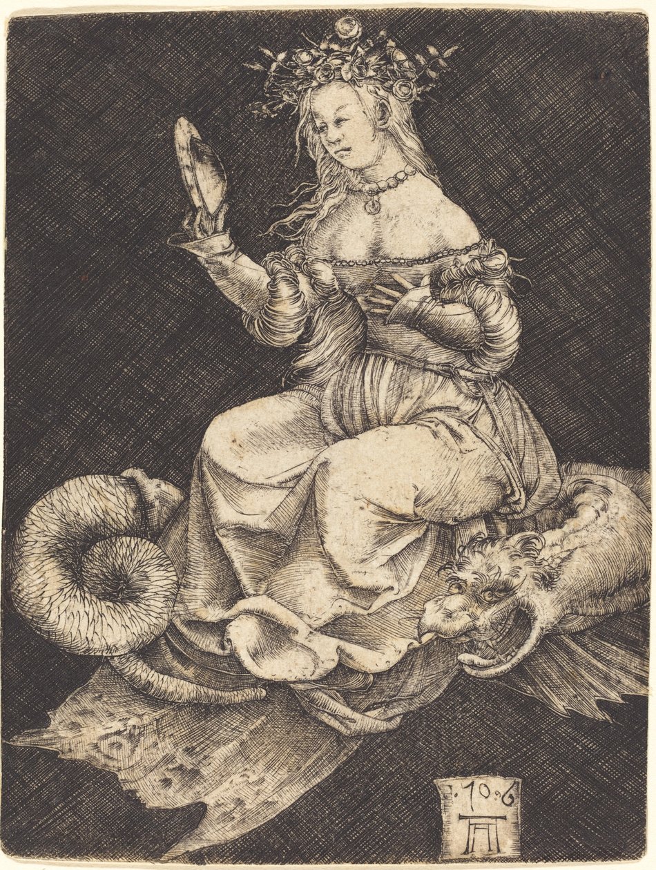 En allegori om stolthed af Albrecht Altdorfer