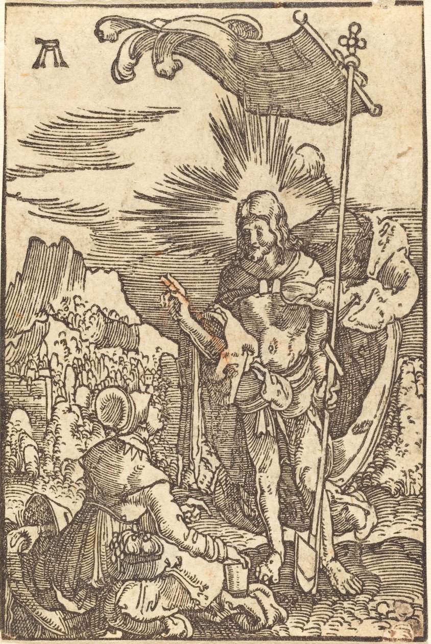 Kristus viser sig for den hellige Magdalene af Albrecht Altdorfer