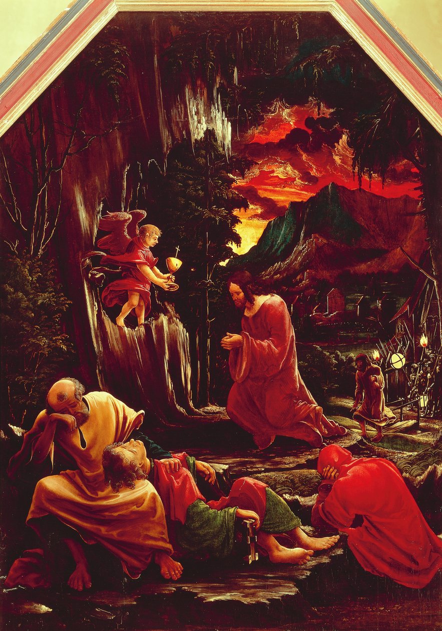 Kristus på Oliebjerget af Albrecht Altdorfer