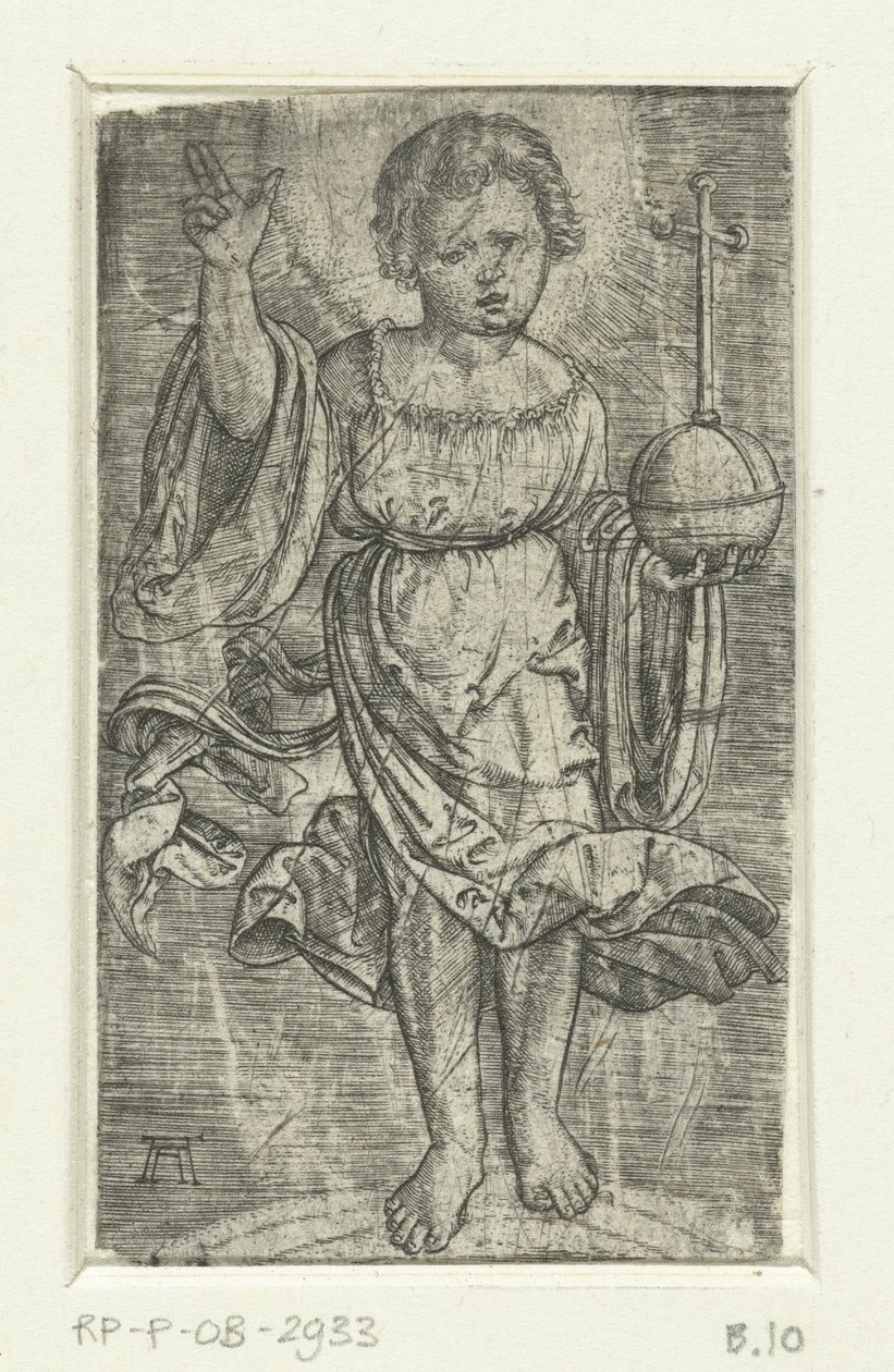 Kristusbarn på en regnbue af Albrecht Altdorfer