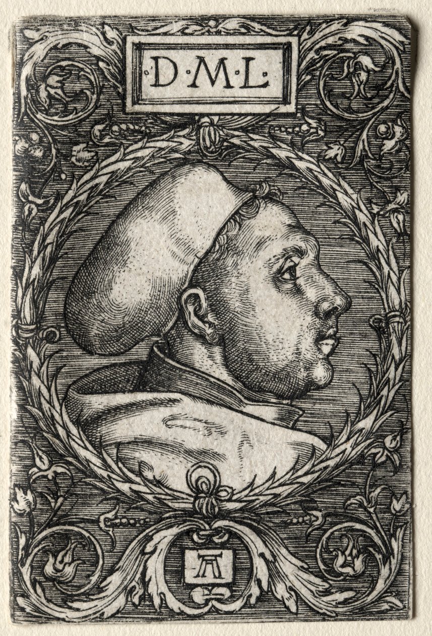 Martin Luther, ca. 1525. af Albrecht Altdorfer