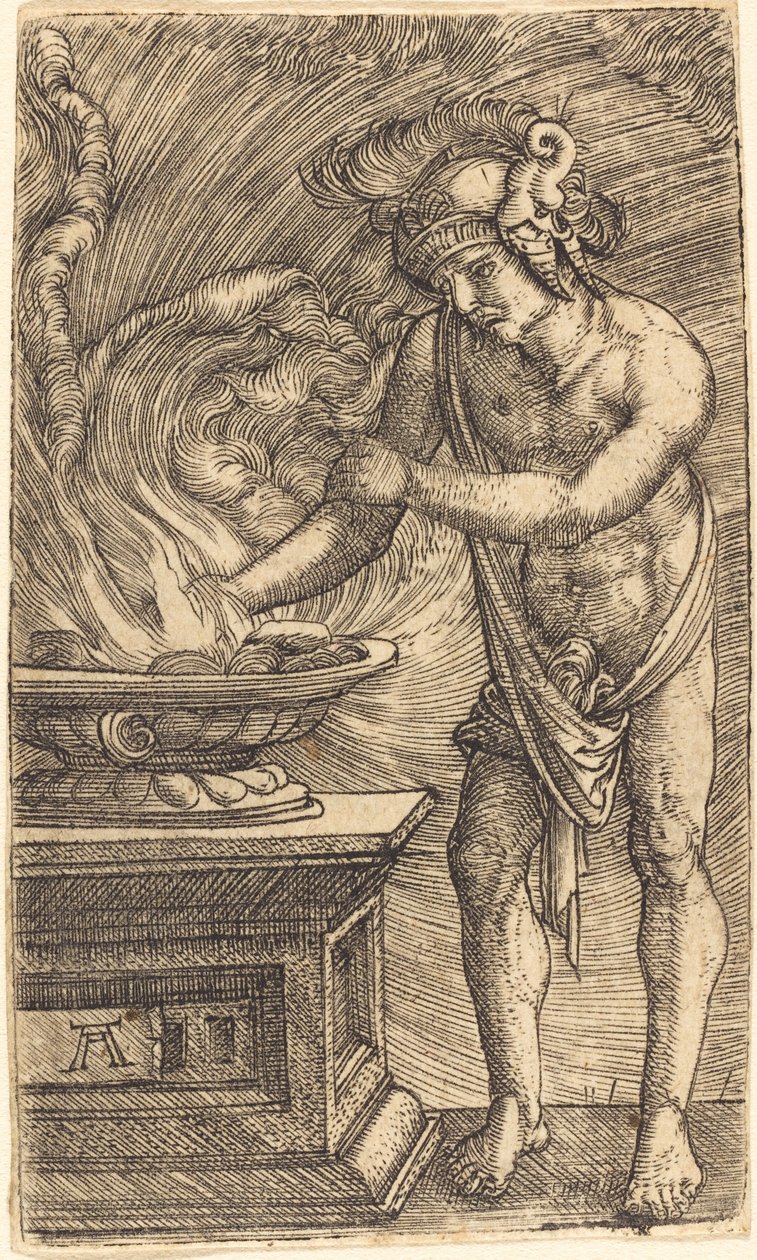 Mucius Scaevola af Albrecht Altdorfer