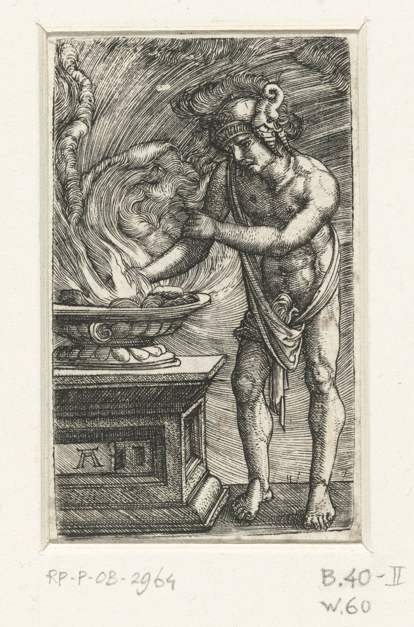 Mucius Scaevola af Albrecht Altdorfer