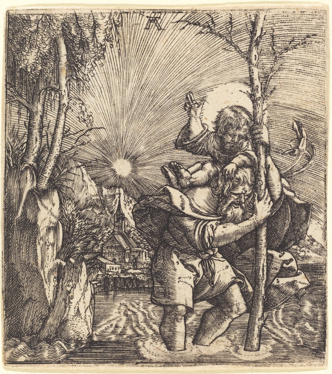 Sankt Christopher af Albrecht Altdorfer