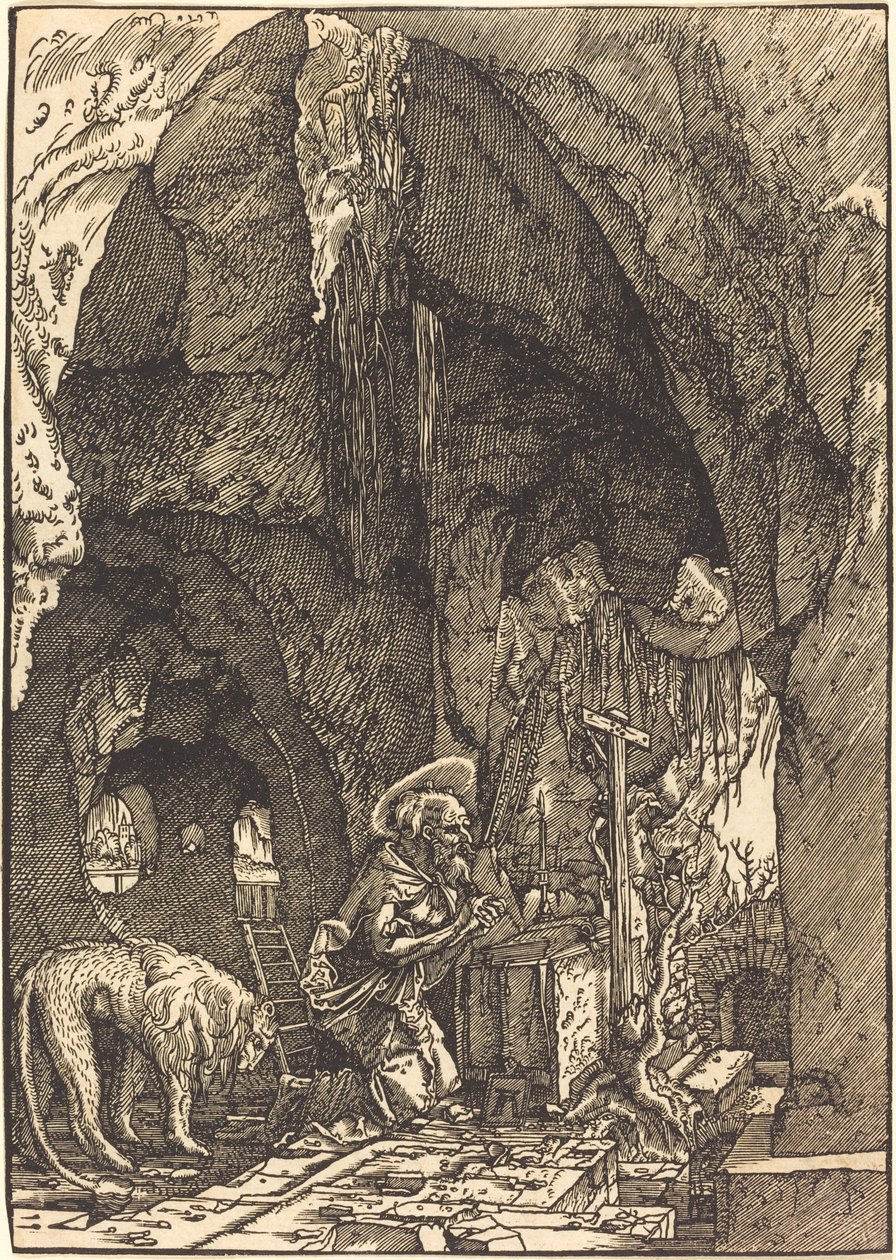 Sankt Hieronymus i hulen af Albrecht Altdorfer