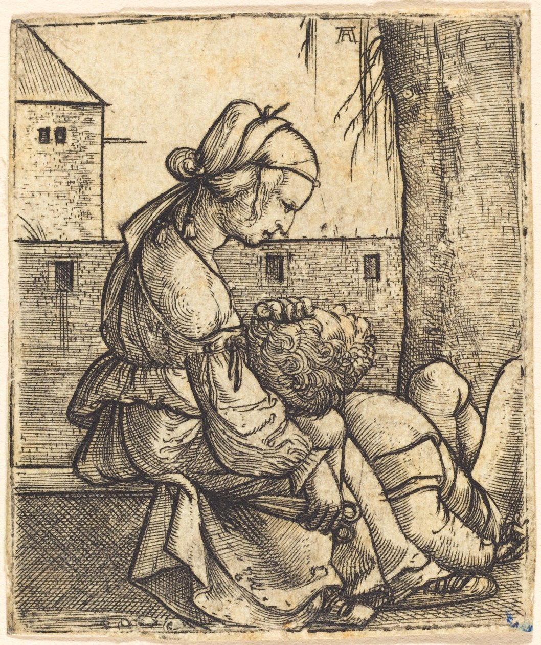 Samson og Delila af Albrecht Altdorfer