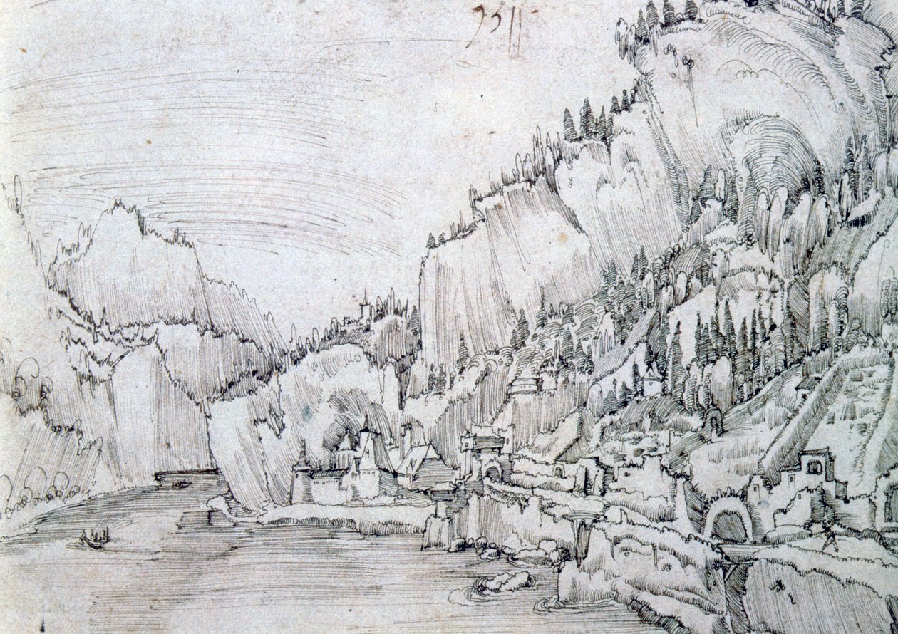 Sarmingstein ved Donau, 1500-tallet af Albrecht Altdorfer