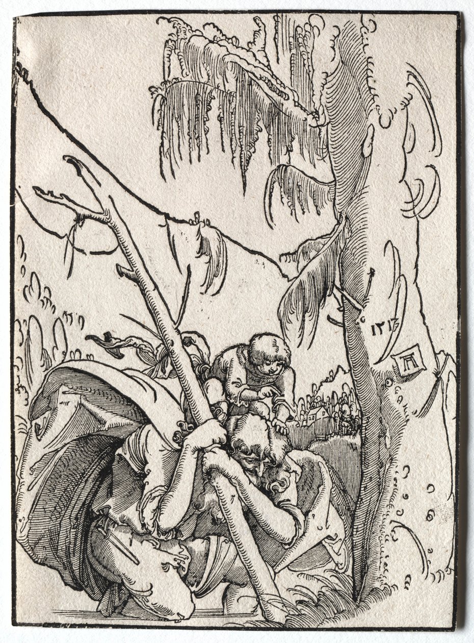 St. Christopher, 1513. af Albrecht Altdorfer