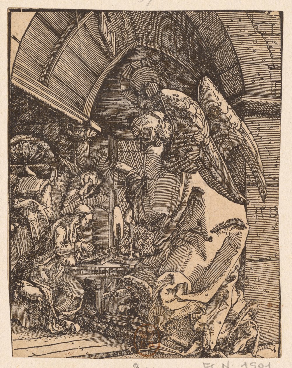 Bebudelsen, 1513. af Albrecht Altdorfer