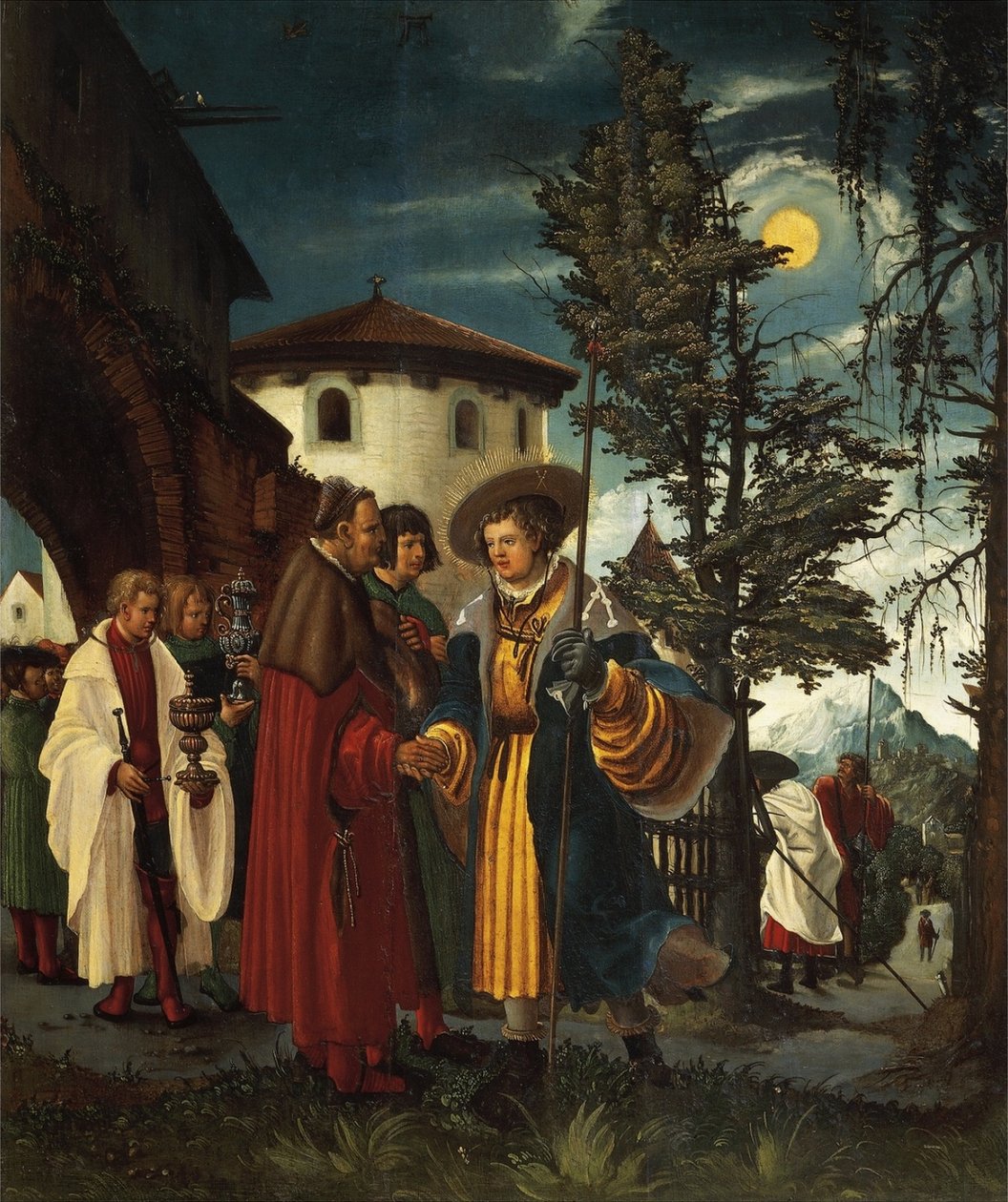 Sankt Florians afrejse af Albrecht Altdorfer