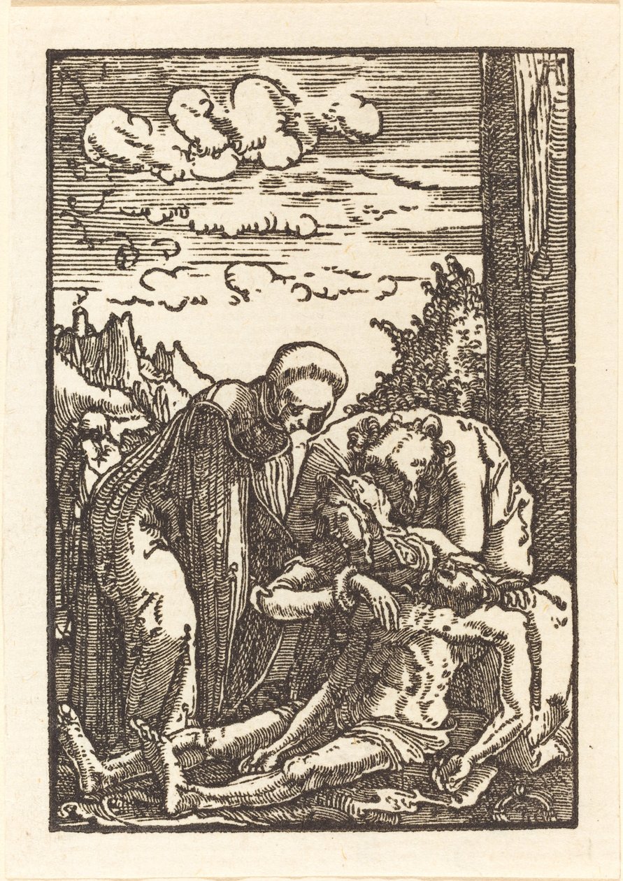 Klagesangen under korset af Albrecht Altdorfer