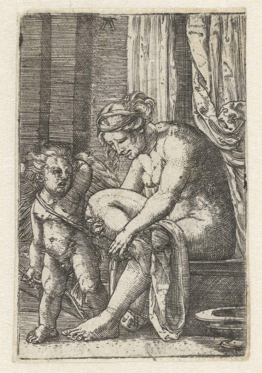 Venus efter badet af Albrecht Altdorfer