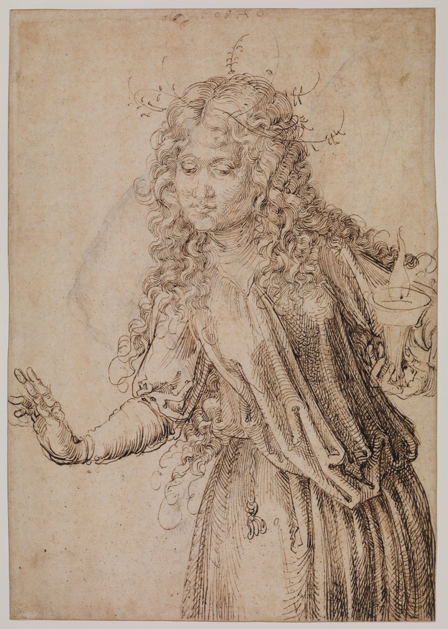 En klog jomfru af Albrecht Dürer