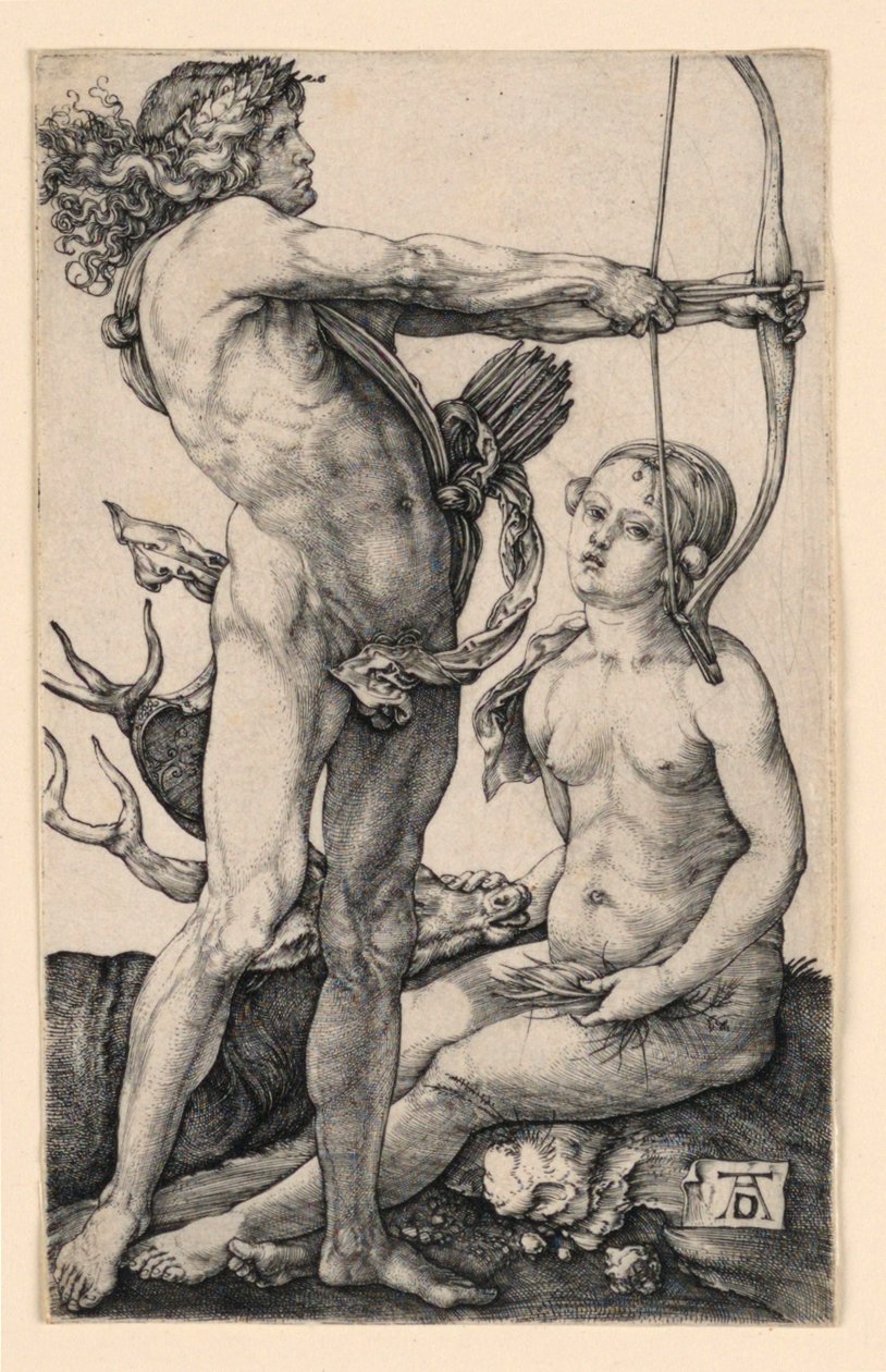 Apollo og Diana af Albrecht Dürer