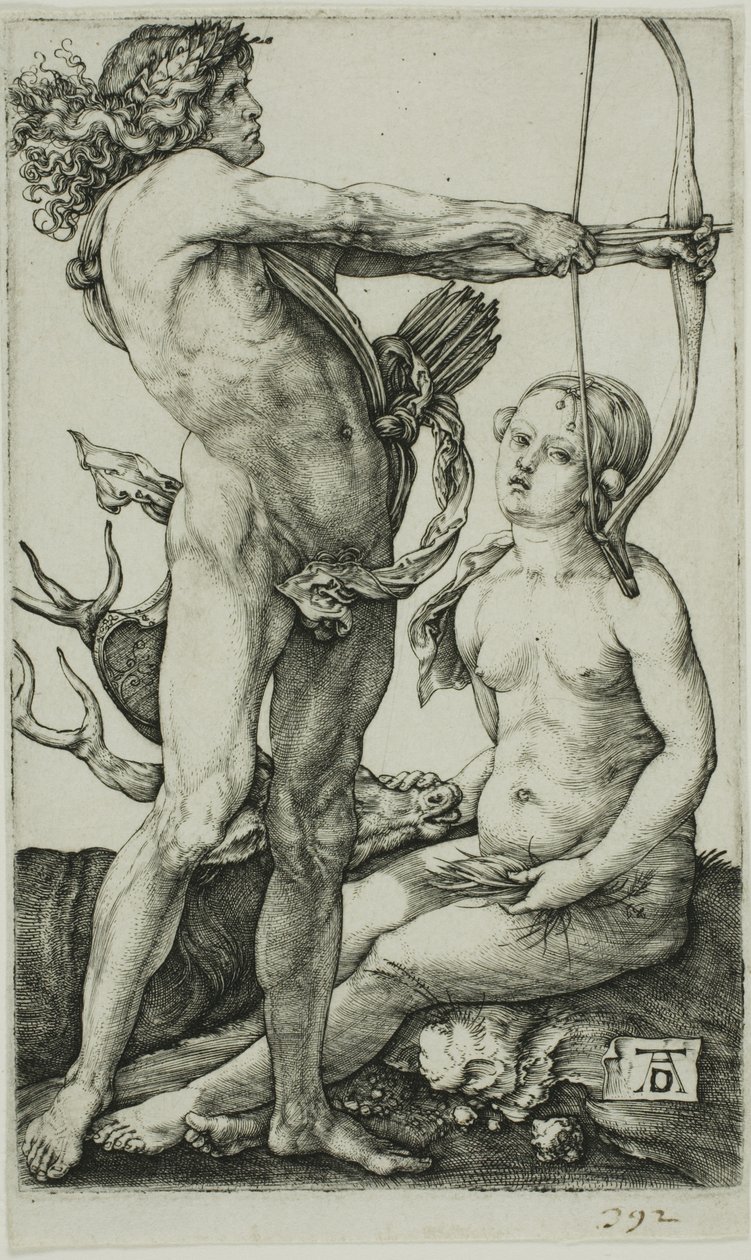 Apollo og Diana af Albrecht Dürer