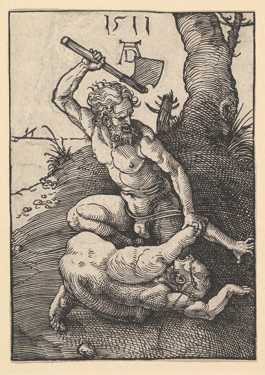 Kain dræber Abel, 1511. af Albrecht Dürer