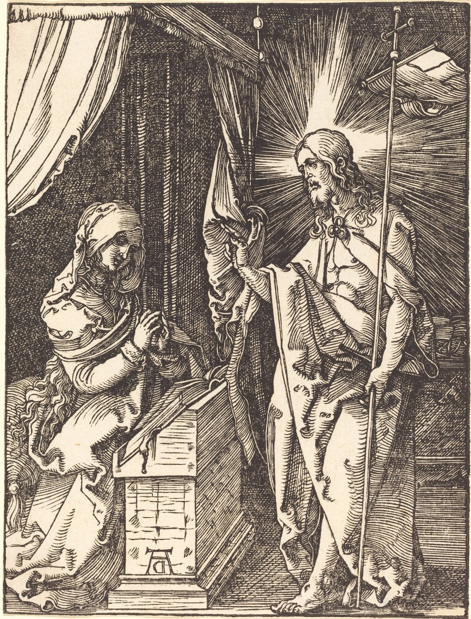 Kristus viser sig for sin mor af Albrecht Dürer